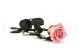 Preserved Rose on stem 12" Light Pink (x25) 11
