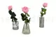 Preserved Rose on stem 12" Light Pink (x25) 3
