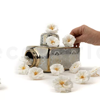 Preserved Wild Rose White (set of 12)