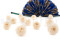 A Box Containing Twelve White Champagne Long-Lasting Dahlia