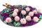 A Box Containing Twelve Sherbet Pink Long-Lasting Dahlia