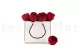 Preserved English Rose Wine Red (set of 8) 3