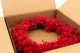 Preserved Baby's Breath Gypsophila Wreath Red 10