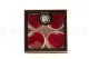 Preserved Heart-Shaped Rose Red (set of 4) 3