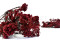 A Bunch of Beautifully Preserved Rice Flower in a Vibrant Red Color