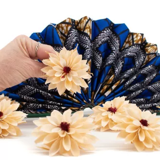 Preserved Dahlia Champagne (set of 6)