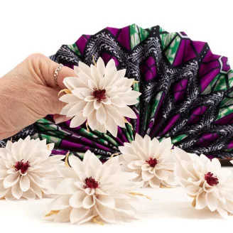 Preserved Dahlia White (set of 6)