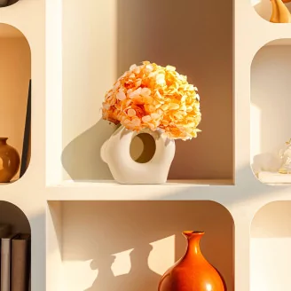 Preserved Hydrangea Orange