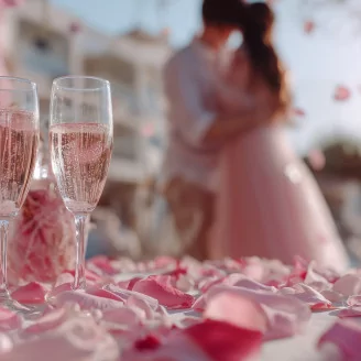 Preserved Rose Petal Bridal Pink