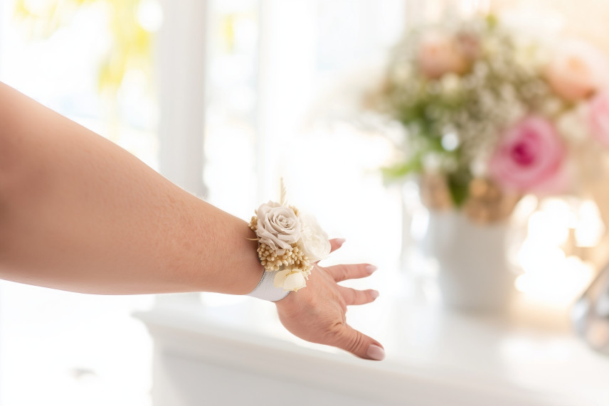 Corsage - White