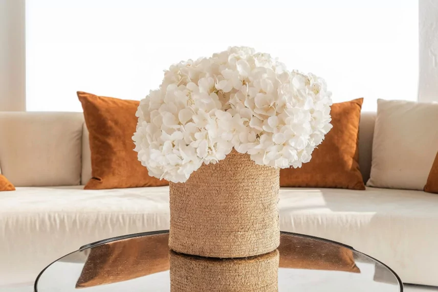 Preserved Hydrangea White