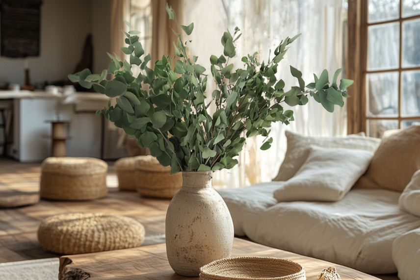 Preserved Eucalyptus Stuartiana - Green