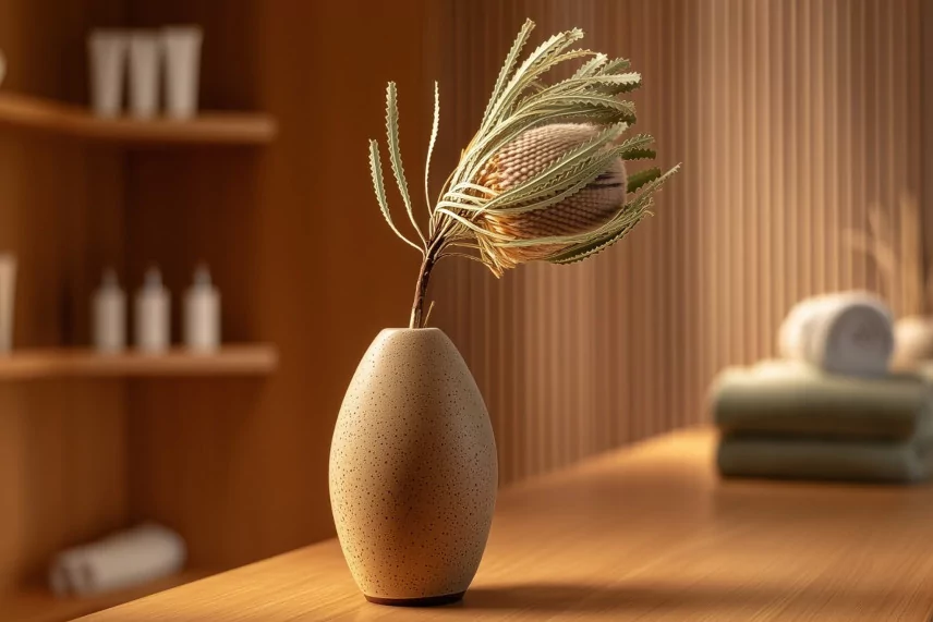 Dried Banksia Hookeriana Natural
