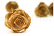 Preserved rose Kiara L - Box of 8 - Gold Roses 1