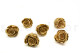 Preserved rose Kiara XL - Box of 6 - Gold Roses 2