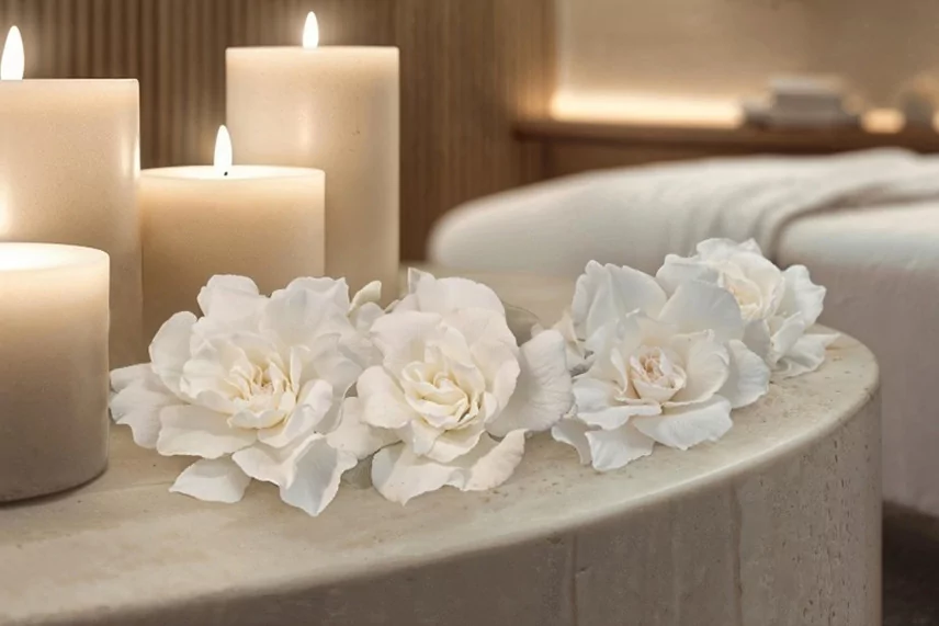 Preserved Gardenia White (set of 3)