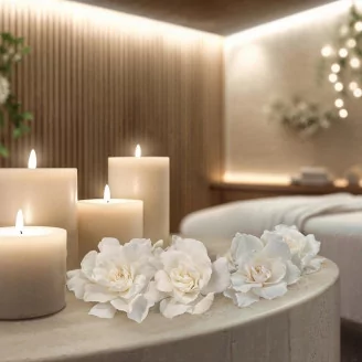Preserved Gardenia White (set of 3)