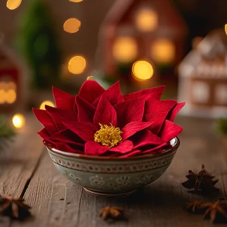 Poinsettia Flower Red