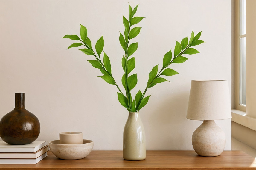 Preserved Ruscus Garden - 3 Units - Light Green