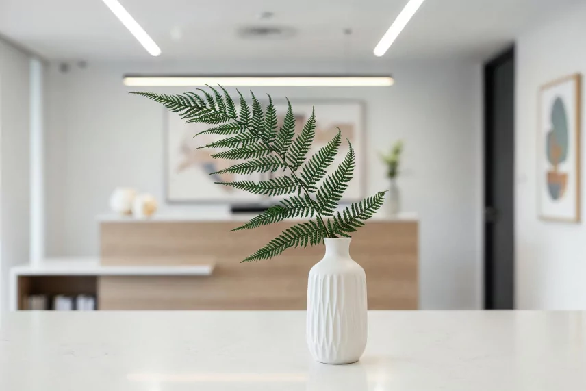 Preserved Brilliant Fern - 9 Units - Green