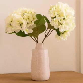 Artificial Hydrangea Cream (set of 2)