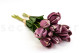 Artificial Real Touch Two-Toned Tulip Mauve & Cream (set of 10) 4