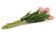 Artificial Real Touch Two-Toned Tulip - 10 Stems - Light Pink 5