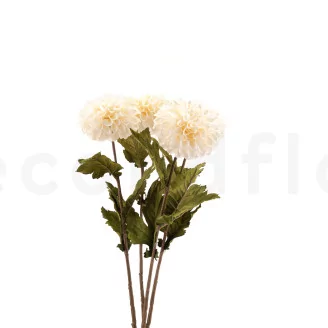 Artificial Dahlia Ivory (set of 4)
