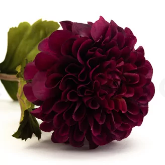 Artificial Dahlia Plum (set of 4)