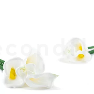Artificial Real Touch Calla Lily White (set of 6)