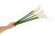 Artificial Real Touch Calla Lily - 6 Stems - White 5