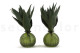 Artificial Aloe - 2 Stems - Green 8