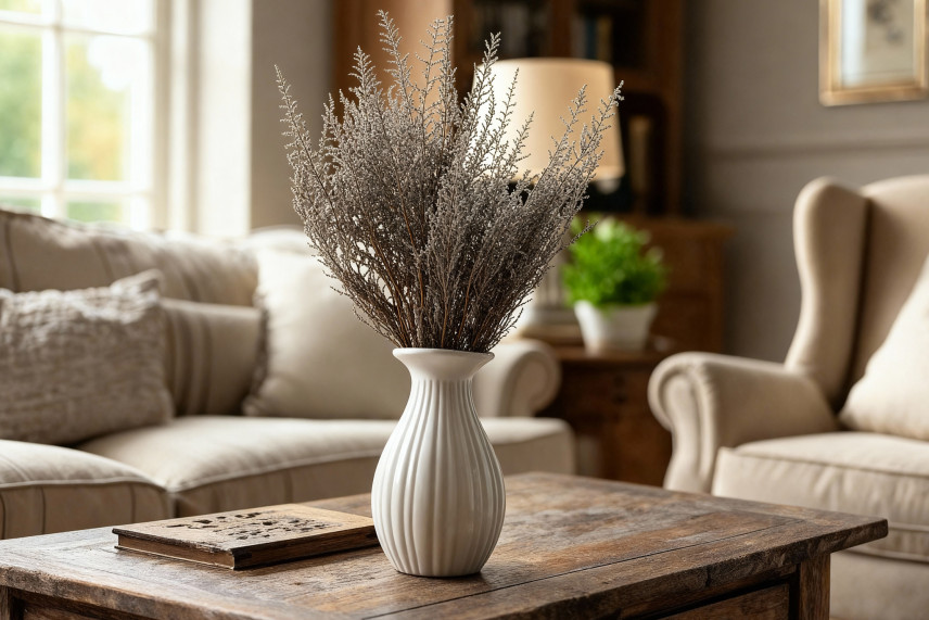 Preserved Stoebe - Bunch - Silver