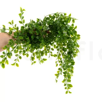 Artificial Trailing Mini Leaf Bush (set of 2)