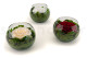 Preserved Rose In Glass Bowl Peach 8