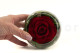 Preserved Rose In Glass Bowl Red 5