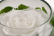 Preserved Rose In Glass Bowl White 3