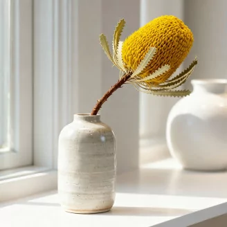 Dried Banksia Hookeriana Yellow