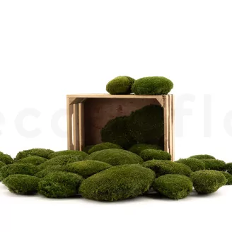 Preserved Pole Moss Nature Green (Bulk Box)