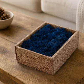 Preserved Reindeer Moss Blue (Creabox S)