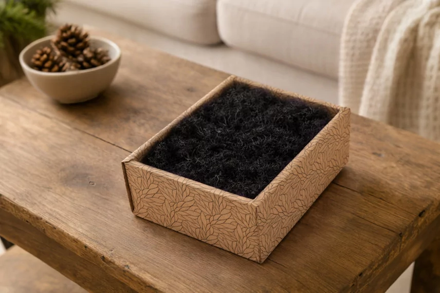 Preserved Reindeer Moss Black (Creabox S)