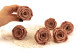 Preserved Rose Roseamor Dark Brown (set of 6) 6