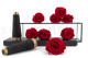 Preserved rose Kiara L - Box of 8 - Vibrant Red Roses 2