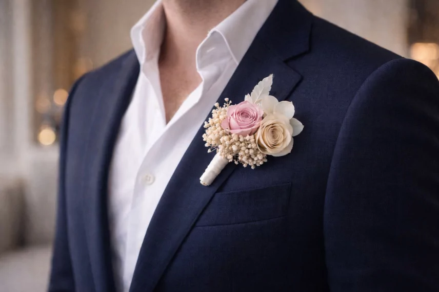 Boutonniere - Pink
