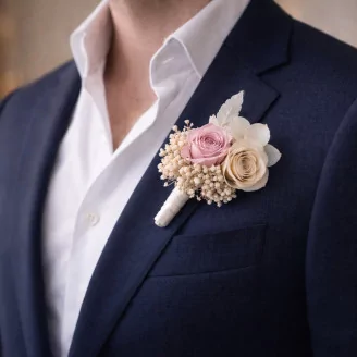 Boutonniere Pink