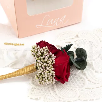 Boutonniere Red