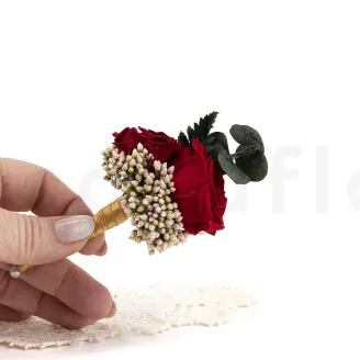 Boutonniere Red