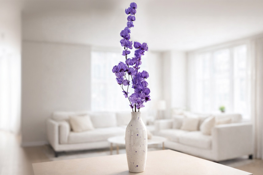 Dried Bougainvillea Branch - Purple