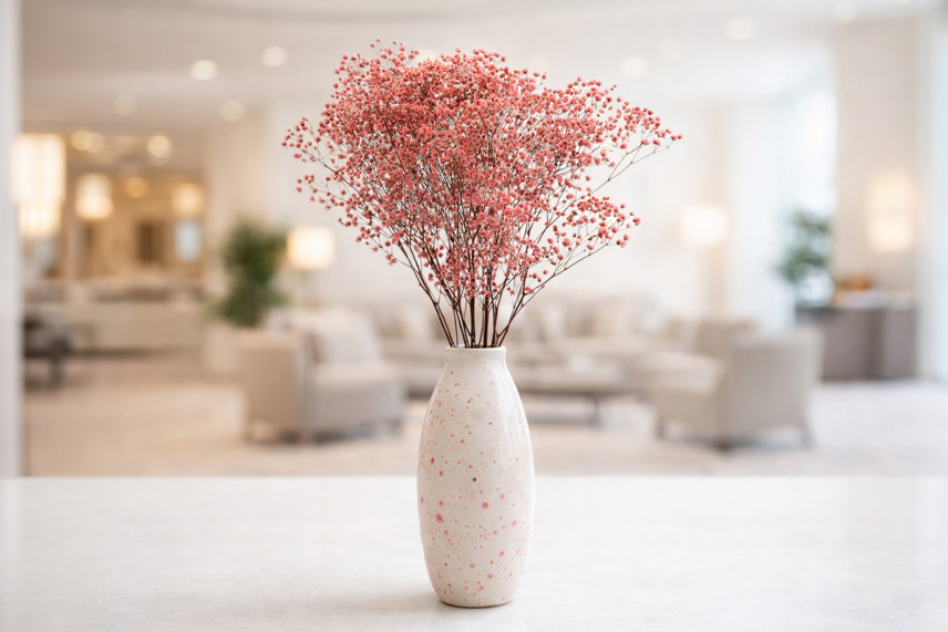 Preserved Baby's Breath Gypsophila - Bunch - Pink