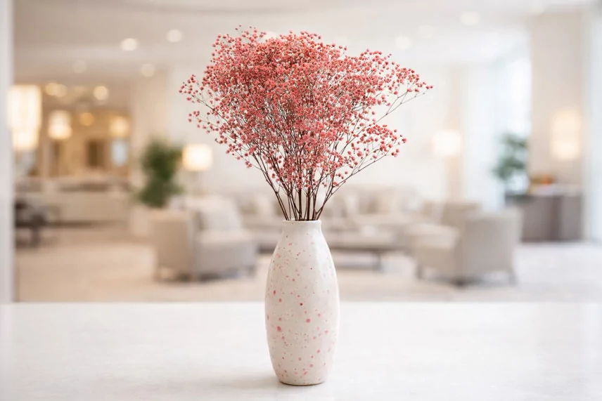 Preserved Baby's Breath Gypsophila Pink